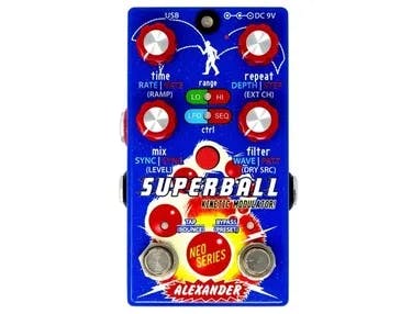 Superball Kinetic Modulator Guitar Pedal By Alexander Pedals