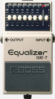 GE-7 Graphic Equalizer Guitar Pedal By BOSS