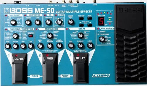 ME-50 Guitar Multiple Effects Guitar Pedal By BOSS