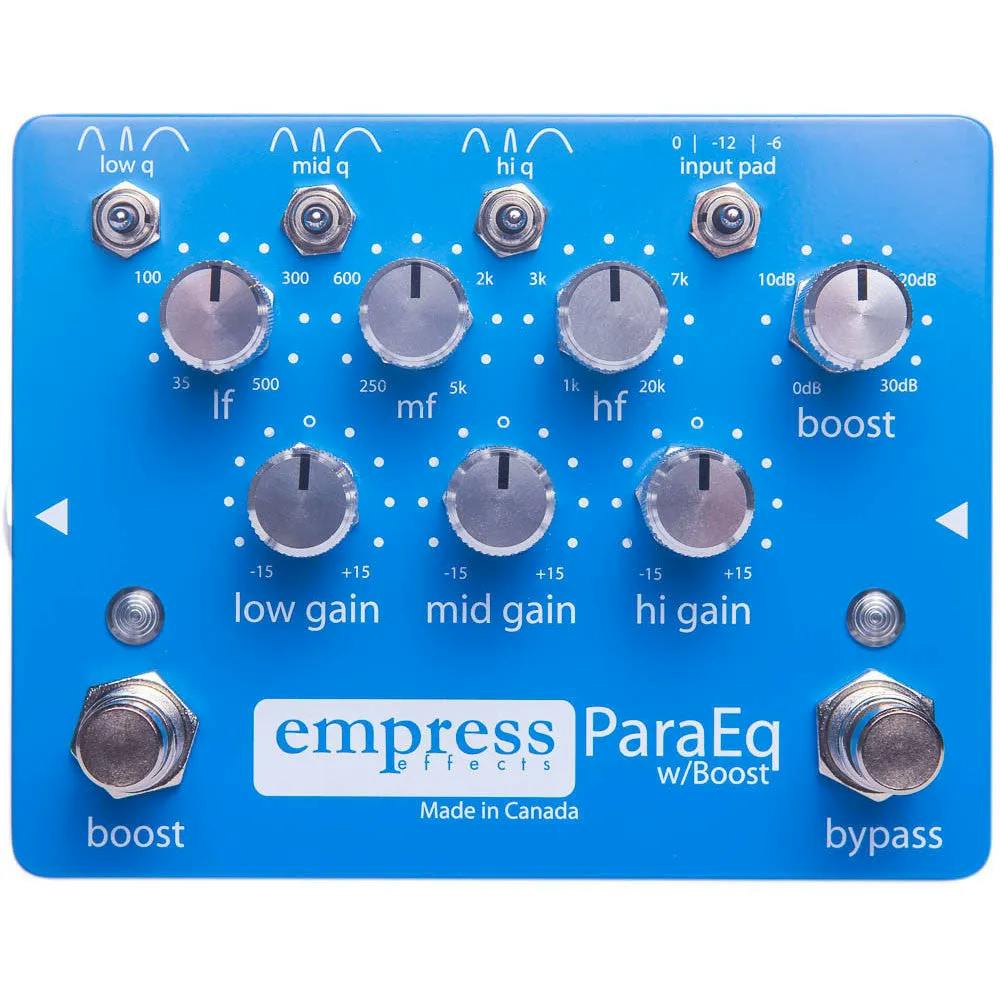 An Empress ParaEq pedal on a white background.