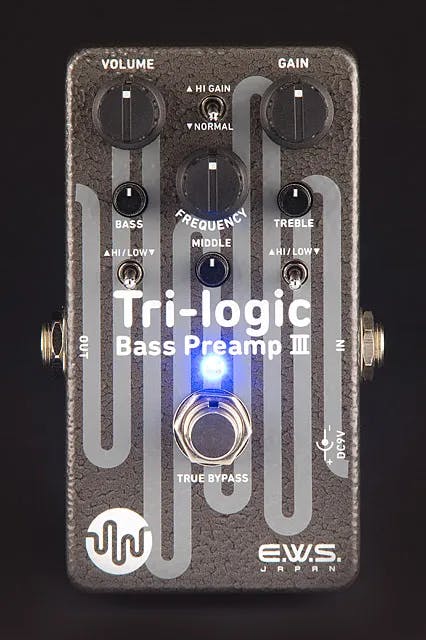 Tri-Logic Bass Preamp Guitar Pedal By EWS