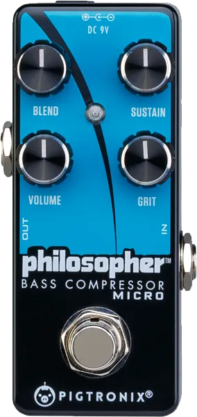 Philosopher Bass Compressor Guitar Pedal By Pigtronix