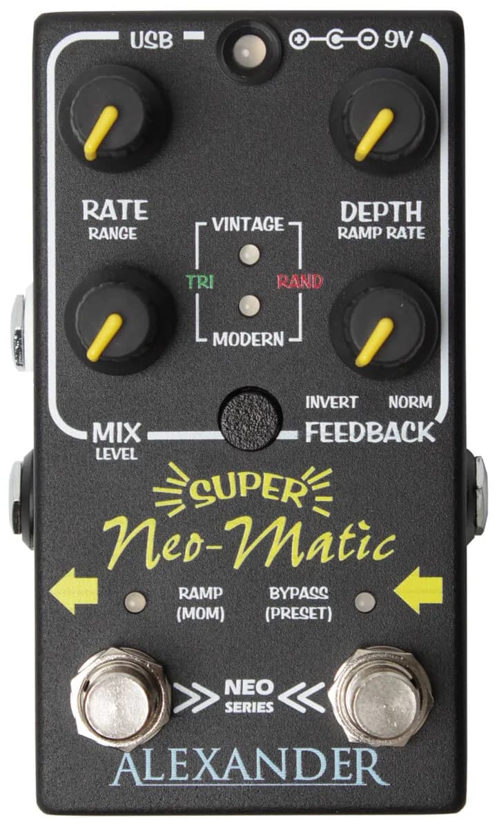 Super Neo-Matic Guitar Pedal By Alexander Pedals