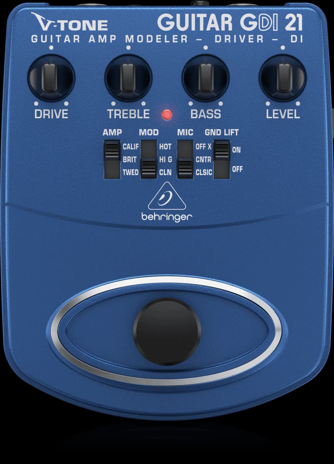 GDI21 Guitar Amp Modeler/DI Guitar Pedal By Behringer