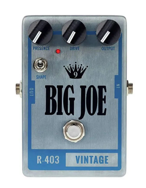 Vintage Tube Guitar Pedal By Big Joe Stomp Box Company