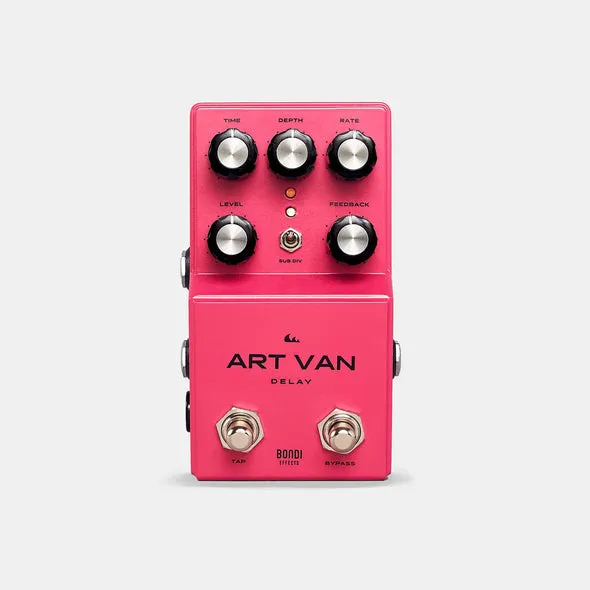 Art Van Delay Guitar Pedal By Bondi Effects