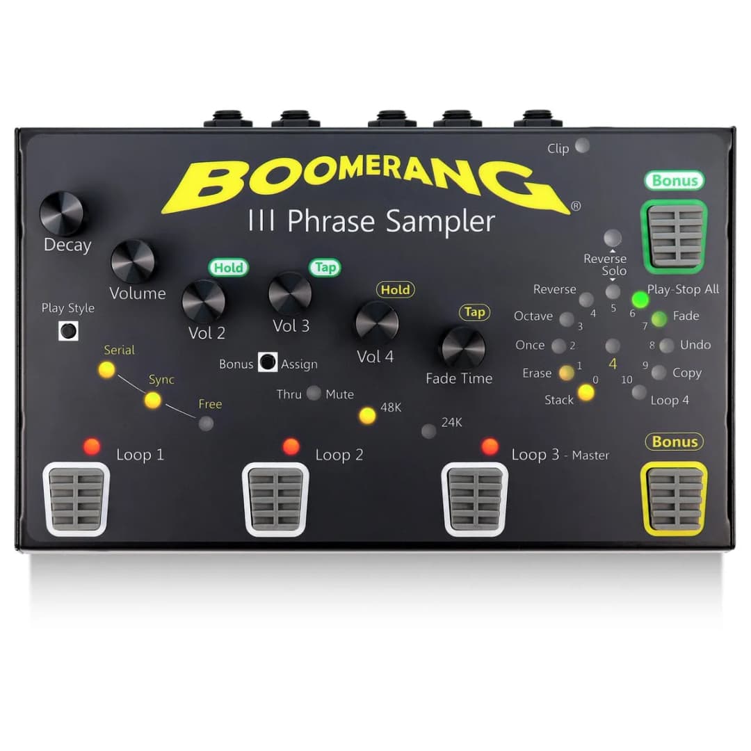 III Phrase Sampler Guitar Pedal By Boomerang