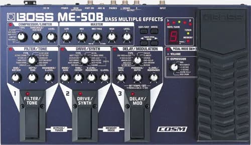 ME-50B Bass Multiple Effects Guitar Pedal By BOSS