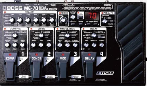ME-70 Guitar Multiple Effects Guitar Pedal By BOSS