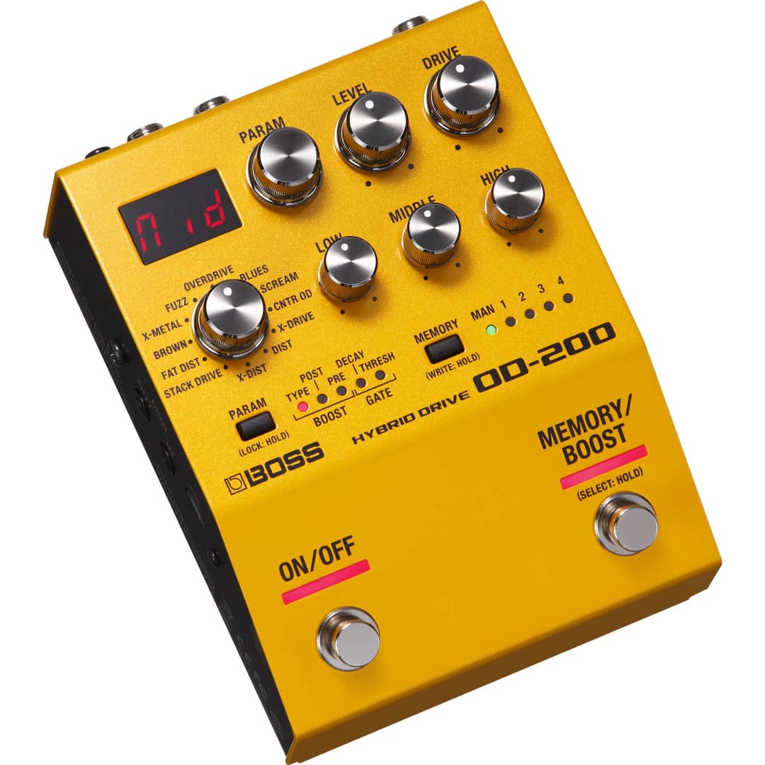 OD-200 Hybrid Drive Guitar Pedal By BOSS