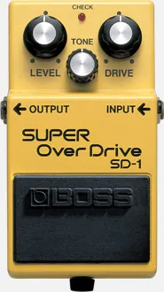 SD-1 Super Overdrive Guitar Pedal By BOSS