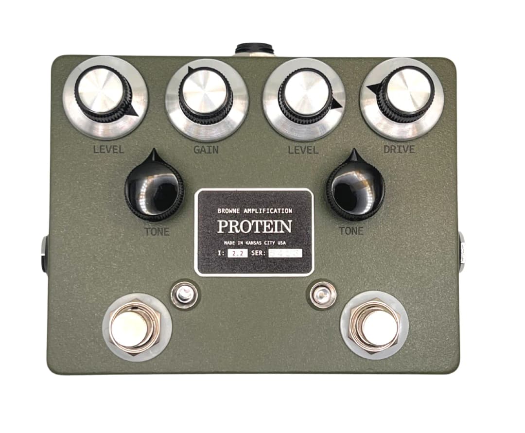 Protein Dual Overdrive Guitar Pedal By Browne Amplification