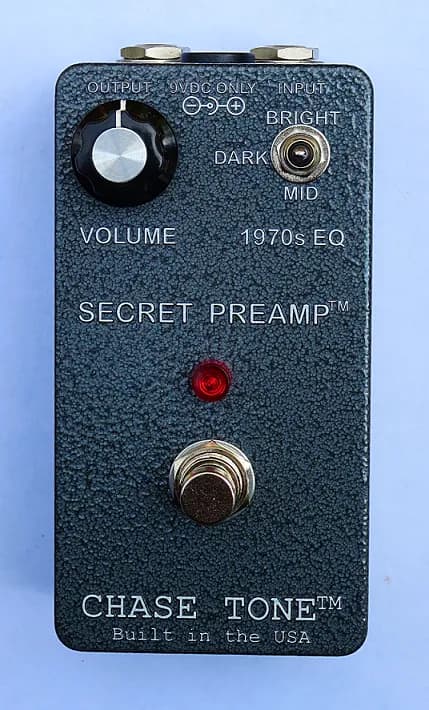 CHASE TONE SECRET PREAMP Guitar Pedal By Chase Tone
