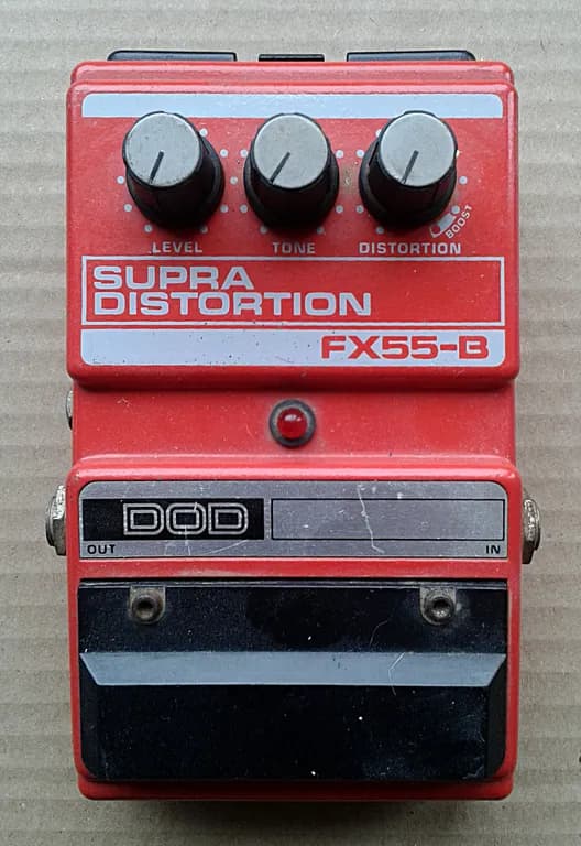 FX55B Supra Distortion Guitar Pedal By DOD