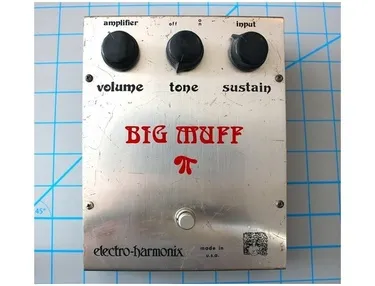 "Ram's Head" Big Muff Pi V2 Guitar Pedal By Electro-Harmonix