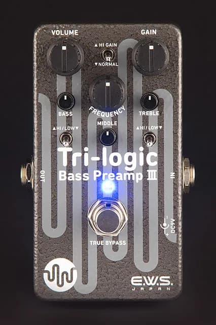 Tri-Logic Bass Preamp Guitar Pedal By EWS