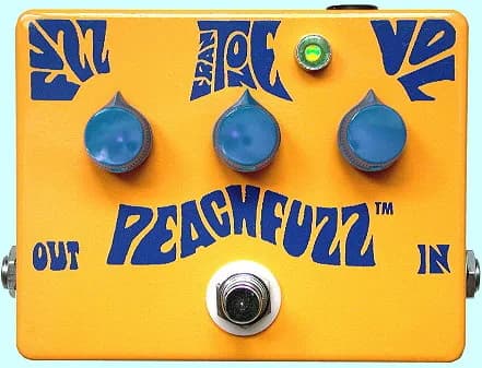 The Peachfuzz Guitar Pedal By Frantone