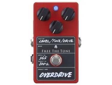 Custom SOV-2 Overdrive Guitar Pedal By Free The Tone