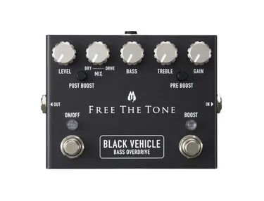 FREE THE TONE Black Vehicle Guitar Pedal By Free The Tone