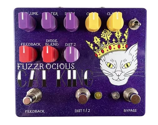 Cat King Guitar Pedal By Fuzzrocious