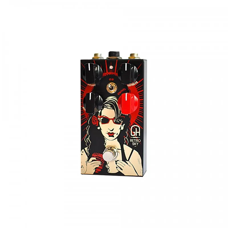 Retro Sky Delay Guitar Pedal By Greenhouse Effects