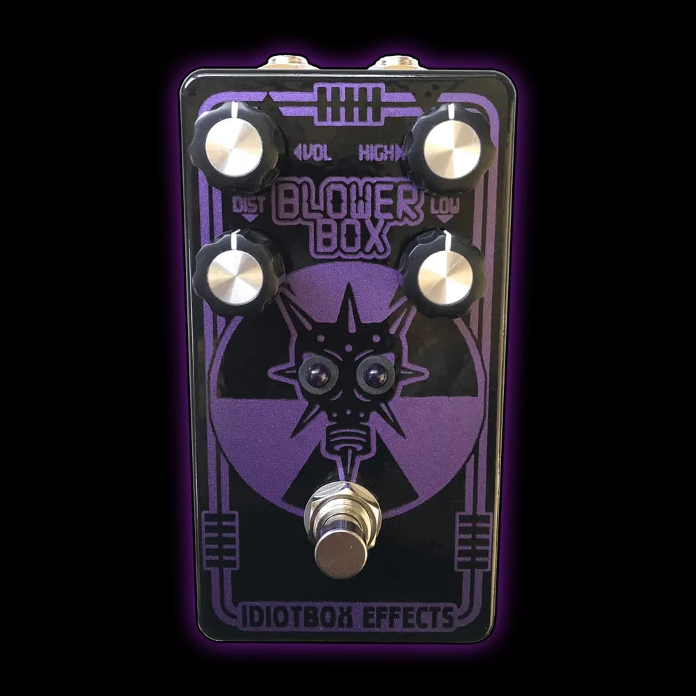 Blower Box Bass Distortion Guitar Pedal By IdiotBox Effects