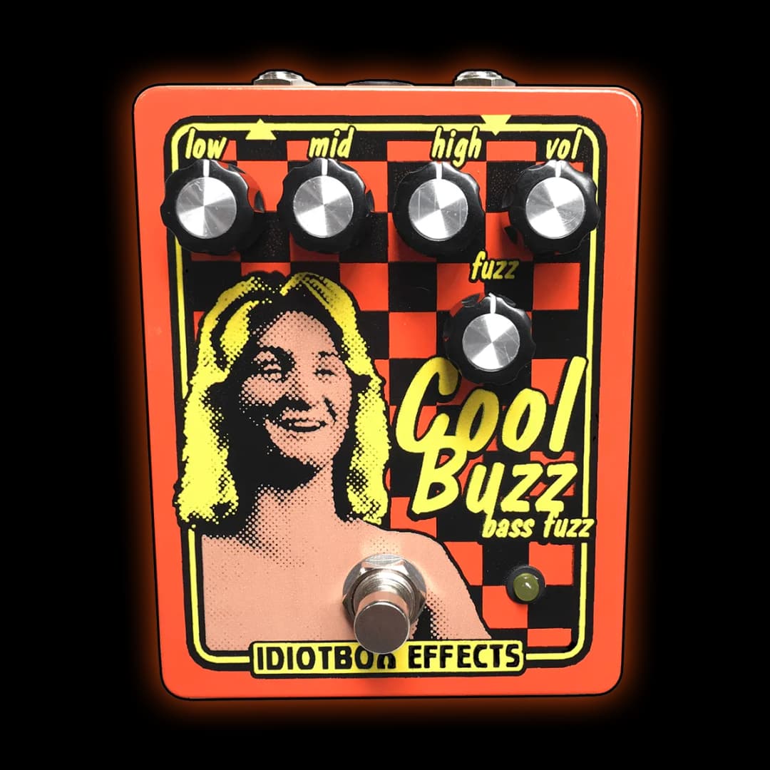 Cool Buzz Bass Fuzz Guitar Pedal By IdiotBox Effects