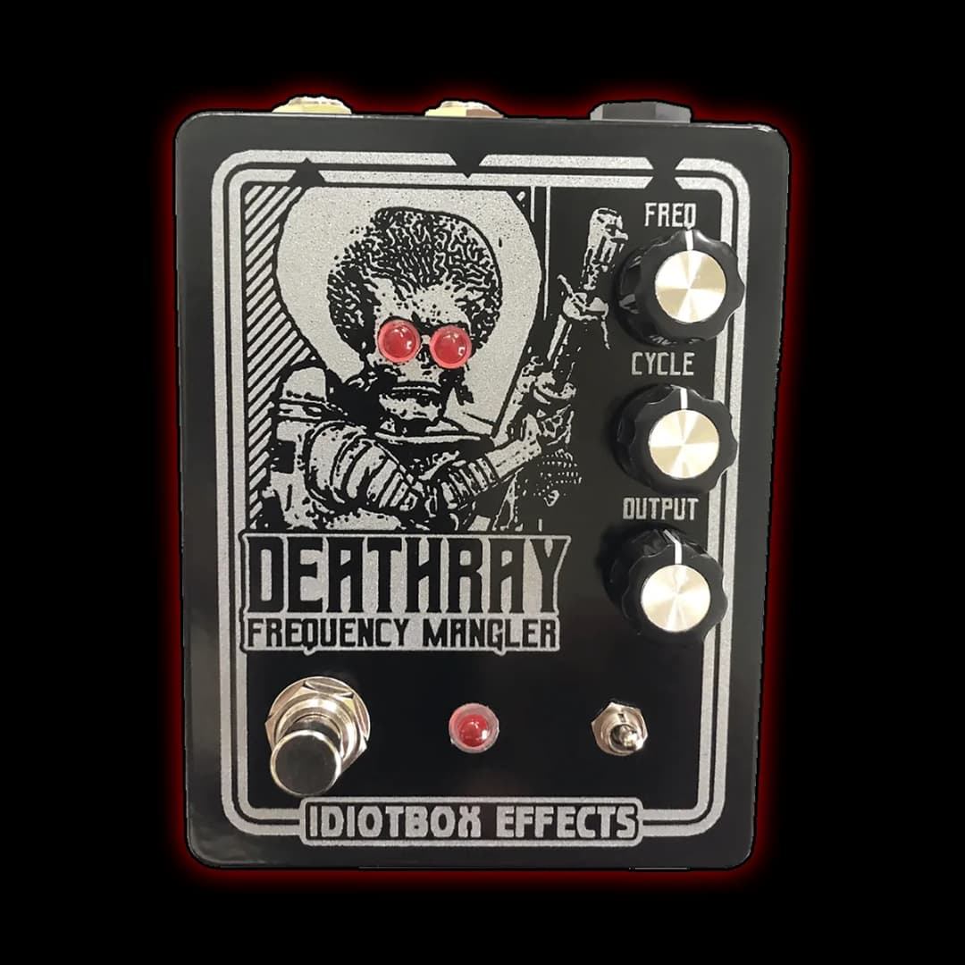 Death Ray Frequency Mangler Guitar Pedal By IdiotBox Effects