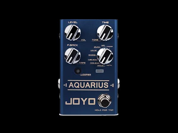 R Series R-07 Aquarius Delay and Looper Guitar Pedal By Joyo