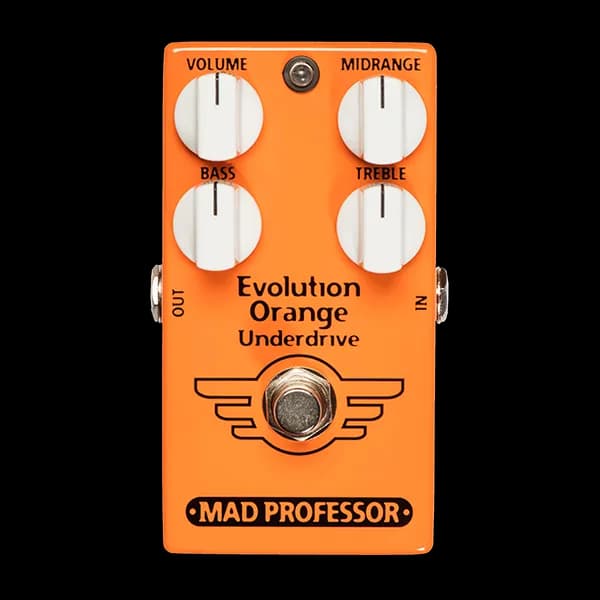 Evolution Orange Underdrive Guitar Pedal By Mad Professor