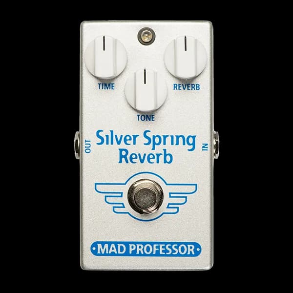Silver Spring Reverb Guitar Pedal By Mad Professor