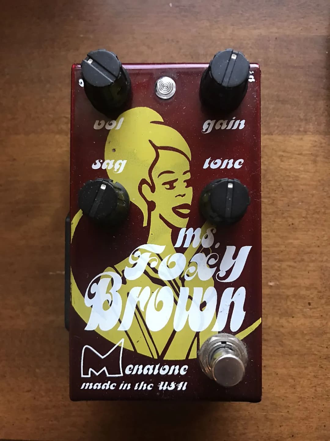 Ms Foxy Brown Guitar Pedal By Menatone