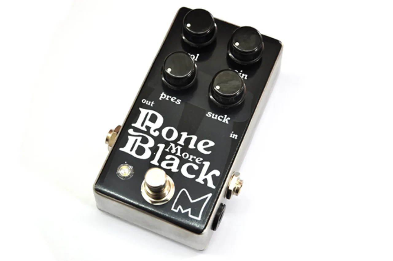 None More Black Guitar Pedal By Menatone