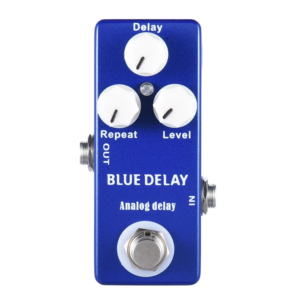 Blue Delay Guitar Pedal By Mosky Audio