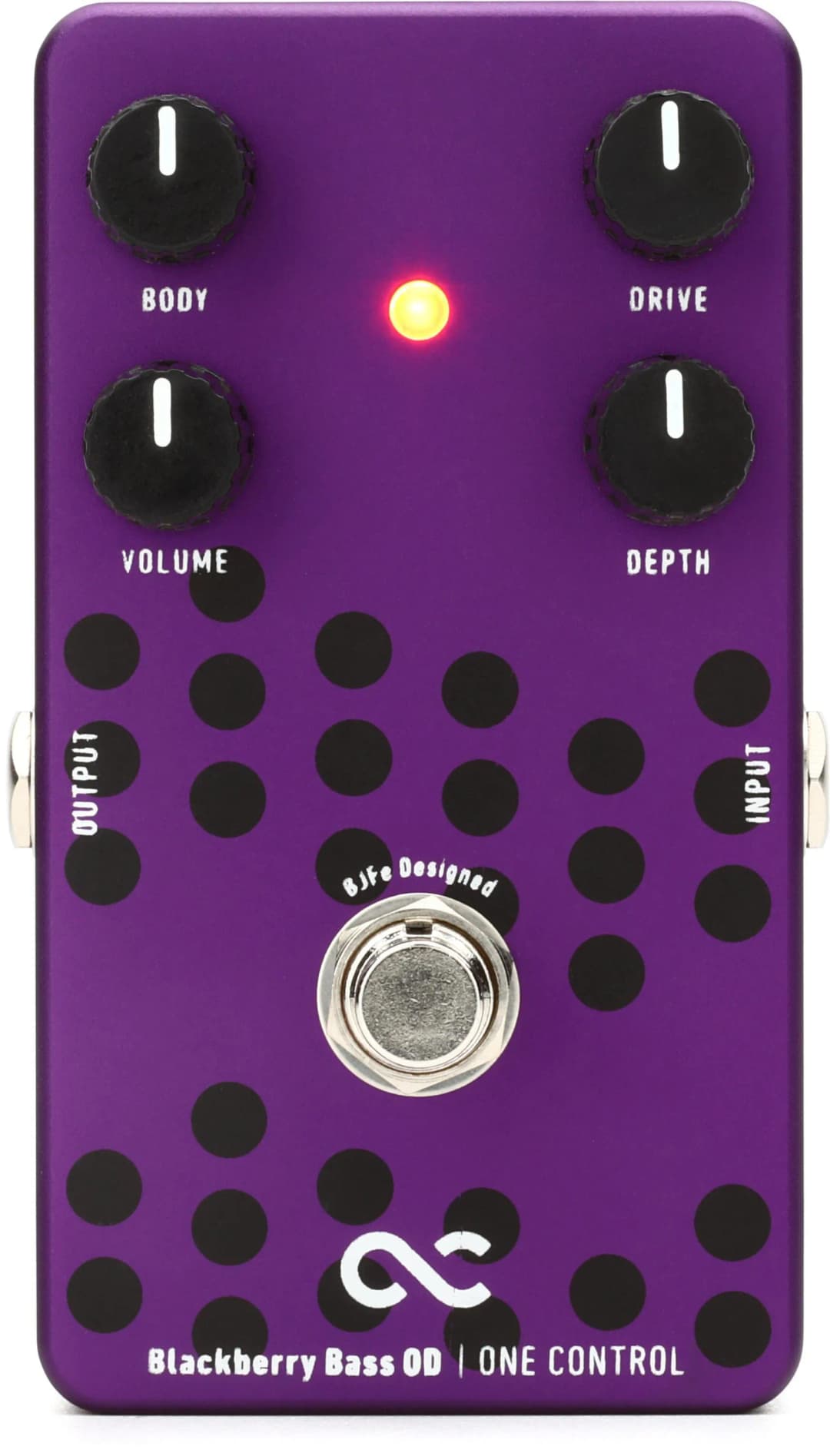 Blackberry Bass OD Guitar Pedal By One Control