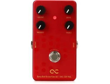 Dyna Red Distortion 4K Pedal Guitar Pedal By One Control