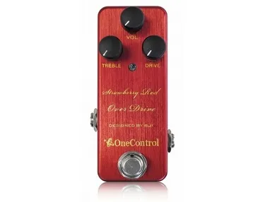 Strawberry Red overdrive Guitar Pedal By One Control