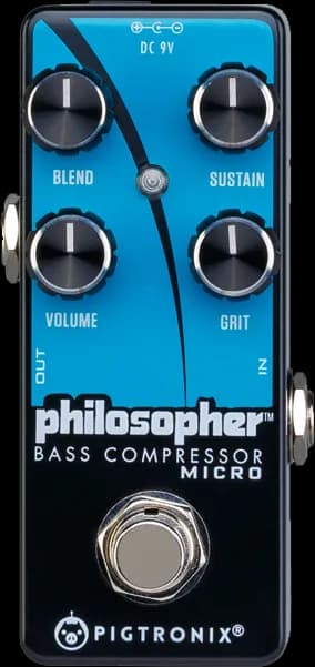 Philosopher Bass Compressor Guitar Pedal By Pigtronix
