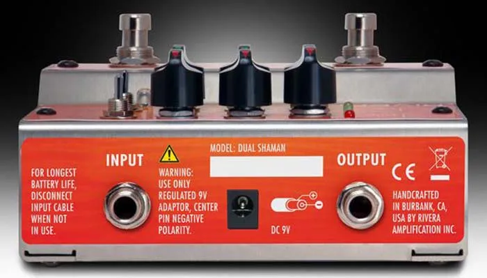 Double Shaman Guitar Pedal By Rivera
