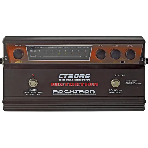 Cyborg Digital Destiny Distortion Guitar Pedal By Rocktron