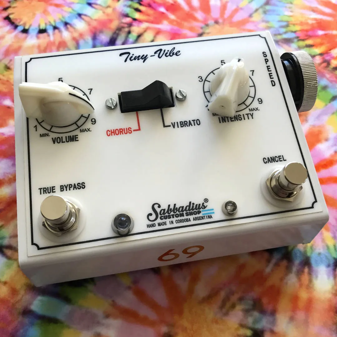 Tiny Vibe Guitar Pedal By Sabbadius