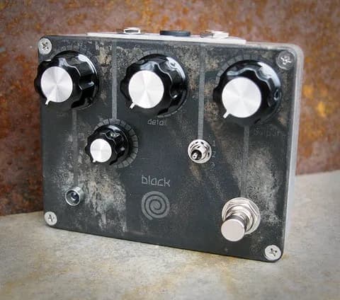 Black Spiral Fuzz Guitar Pedal By Spiral Electric FX