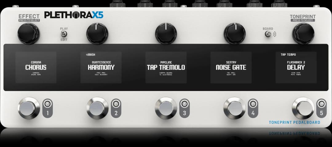 Plethora X5 Guitar Pedal By TC Electronic