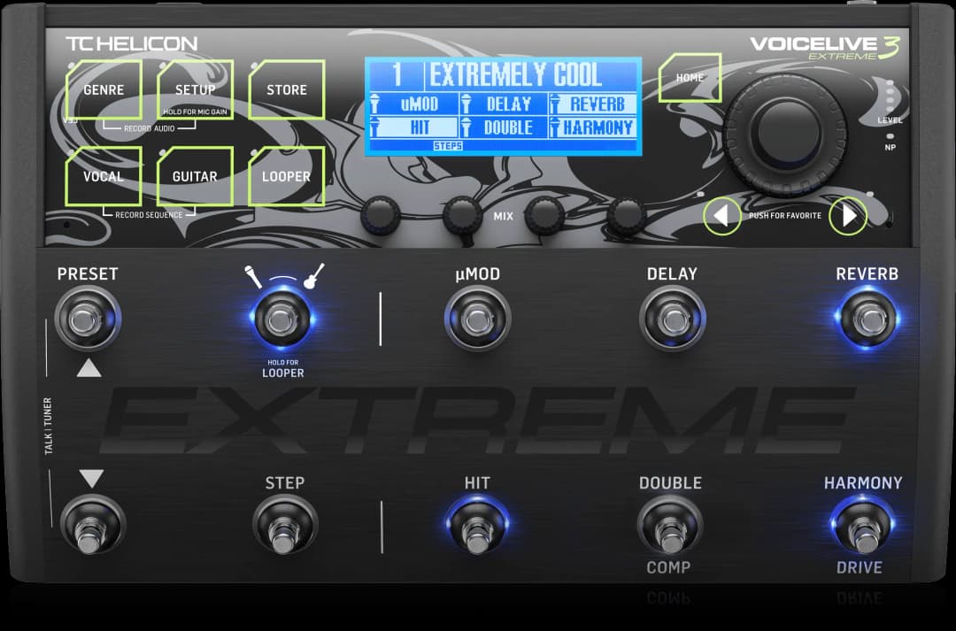 VoiceLive 3 Extreme Guitar Pedal By TC Helicon