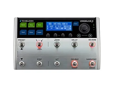 VoiceLive 3 Multi Effects Pedal Guitar Pedal By TC Helicon