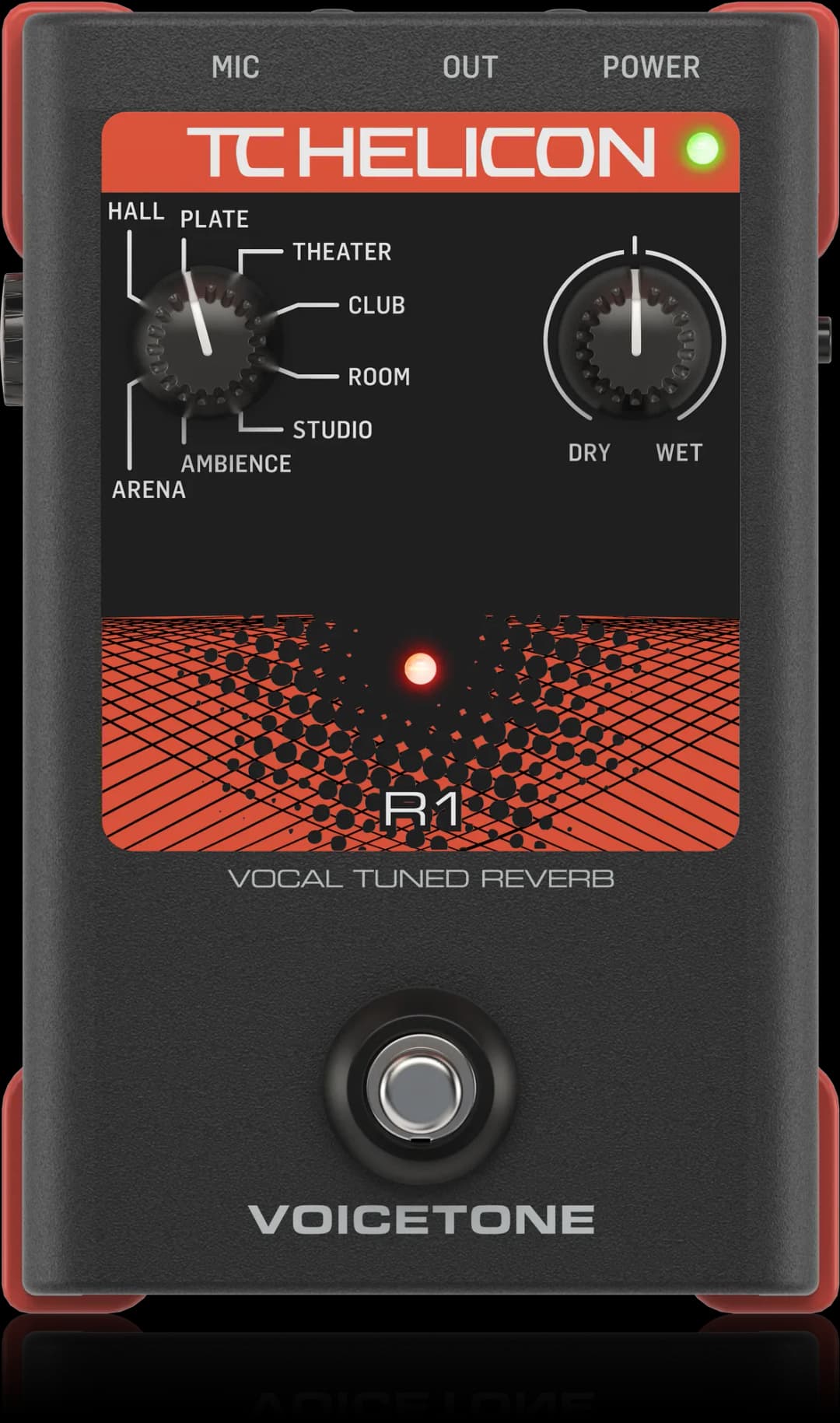 VoiceTone R1 Guitar Pedal By TC Helicon