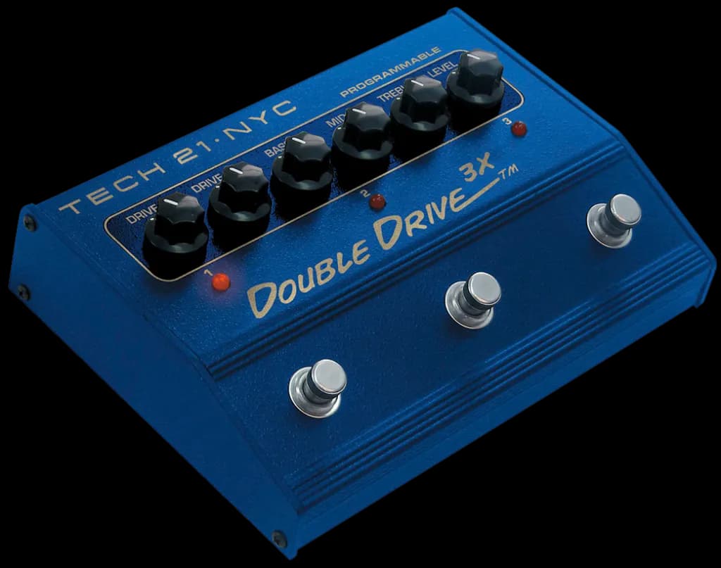 Double Drive 3X Guitar Pedal By Tech 21