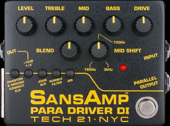 Para Driver DI Guitar Pedal By Tech 21