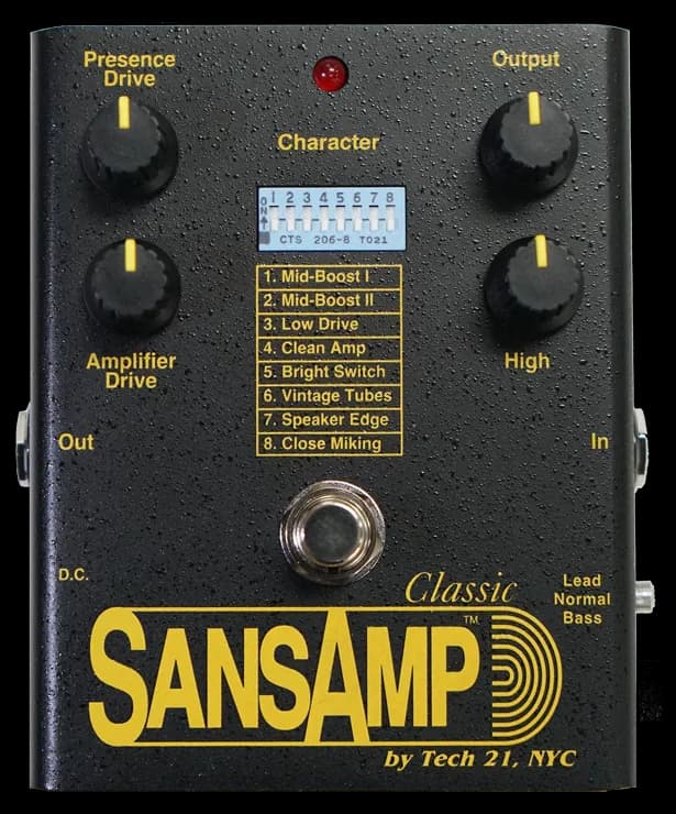 SansAmp Classic Guitar Pedal By Tech 21