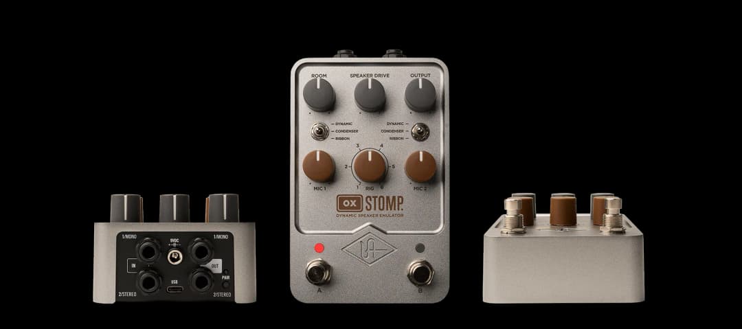 OX Stomp Dynamic Speaker Emulator Guitar Pedal By Universal Audio